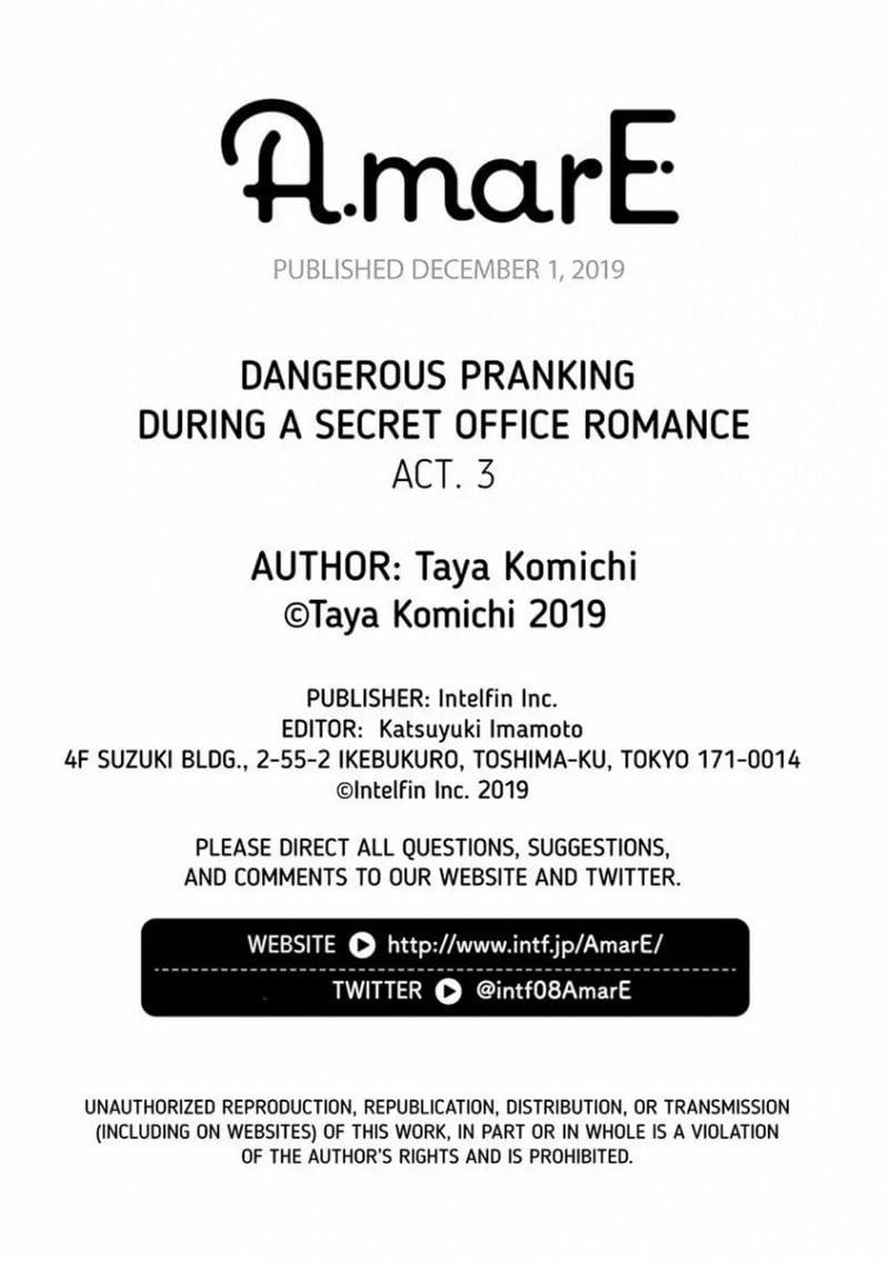 [18+] Chuyện Tình Bí Mật Lãng Mạng Ở Văn Phòng 3.5 trang 14