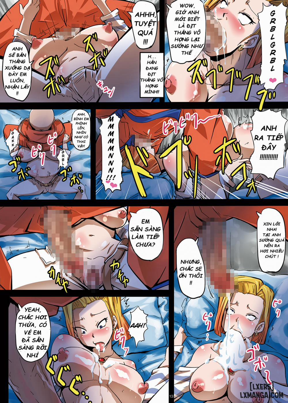 18-gou Sei Dorei Keikaku -Bulma to Krilin no Kyoubou Oneshot trang 13