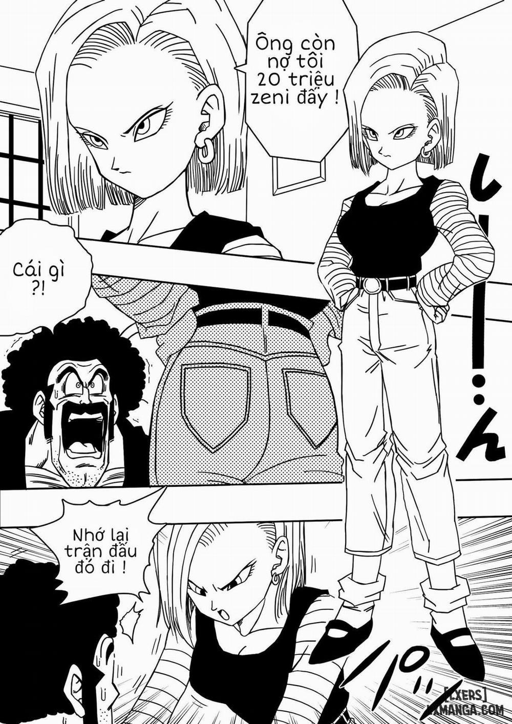 18-gou to Mister Satan!! Seiteki Sentou! Oneshot trang 2