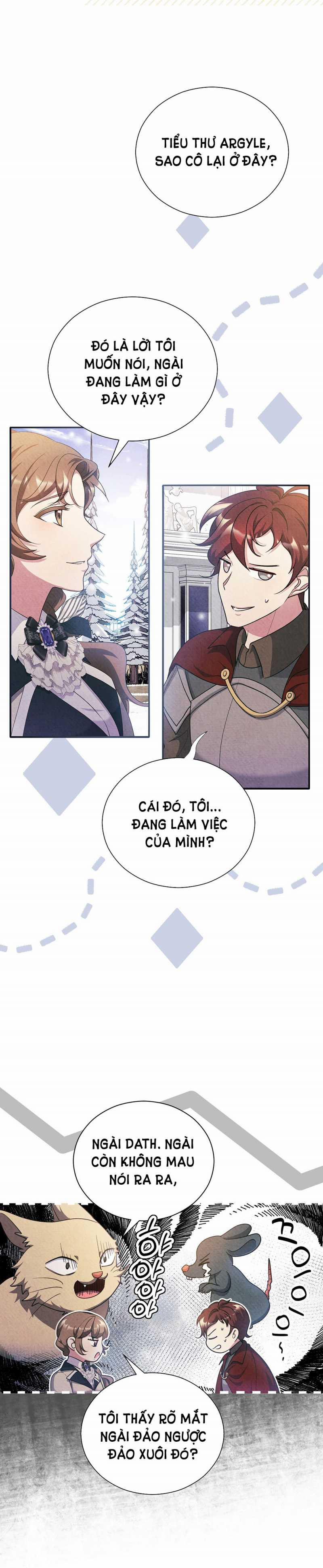 [18+] Hầu Tước Sạch Sẽ Và Quý Cô Bảo Thủ 21.2 trang 9