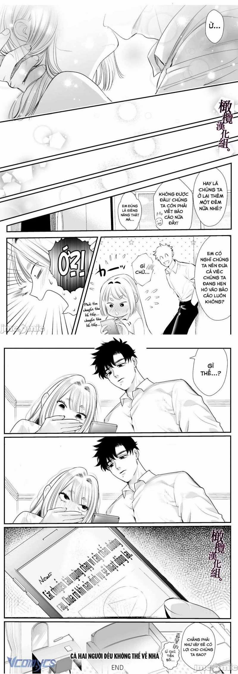 [18+] Một Mình Với Tiền Bối Trong Đêm Bão~ 1 trang 28