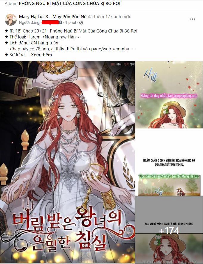 [18+] Phòng Ngủ Bí Mật Của Công Chúa Bị Bỏ Rơi 20.1 trang 0