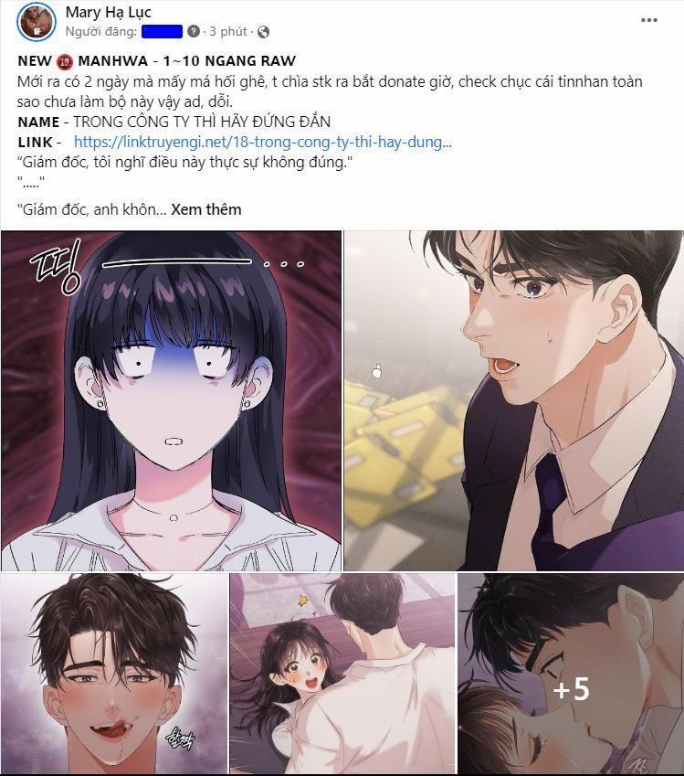 [18+] Trong Công Ty Thì Hãy Đứng Đắn 9.1 trang 0