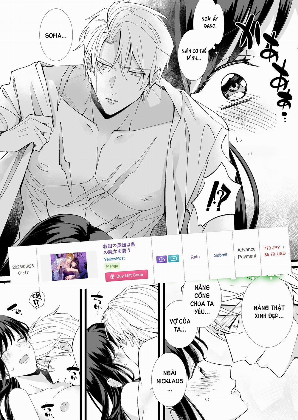 [21+] Anh Hùng Cứu Thế Cùng Cô Phù Thủy U Ám 2.1 trang 2