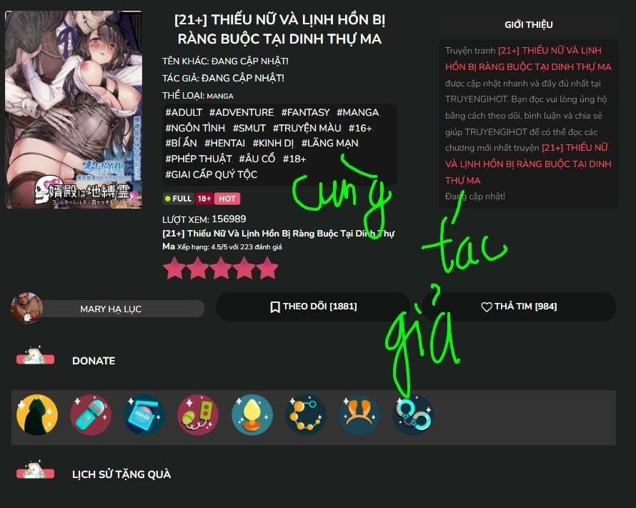 [21+] Thiếu Phụ K Và Tên Ma Ốm 10.3 trang 2