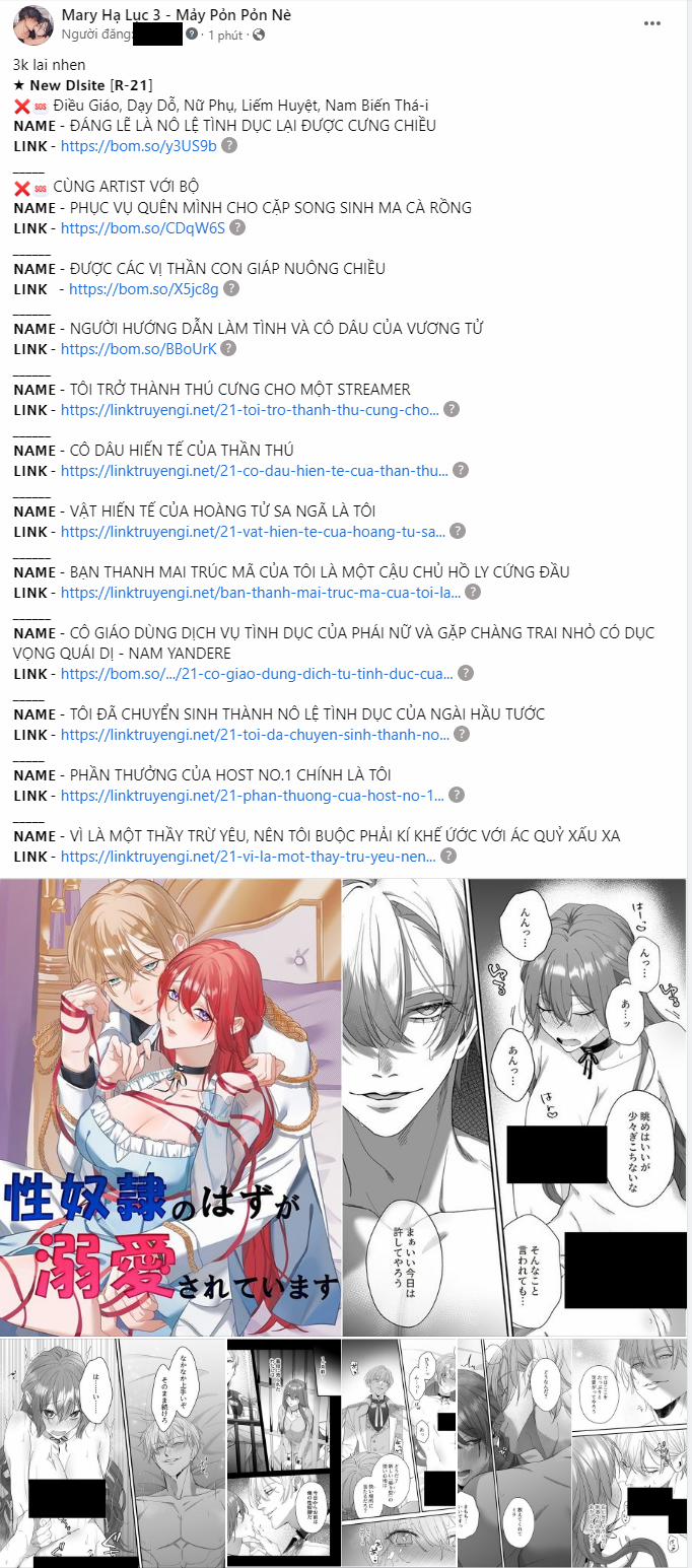 [21+] Tôi Đã Chuyển Sinh Thành Nô Lệ Tình Dục Của Ngài Hầu Tước 2 trang 0