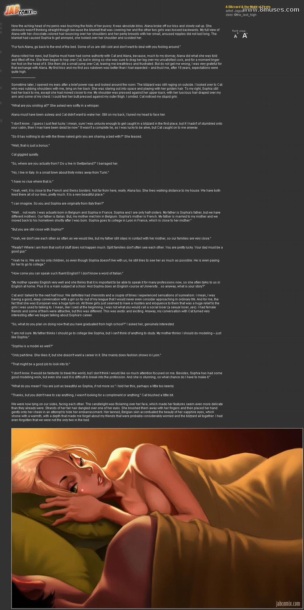 A BLIZZARD NIGHT OF FIRSTS Oneshot trang 11