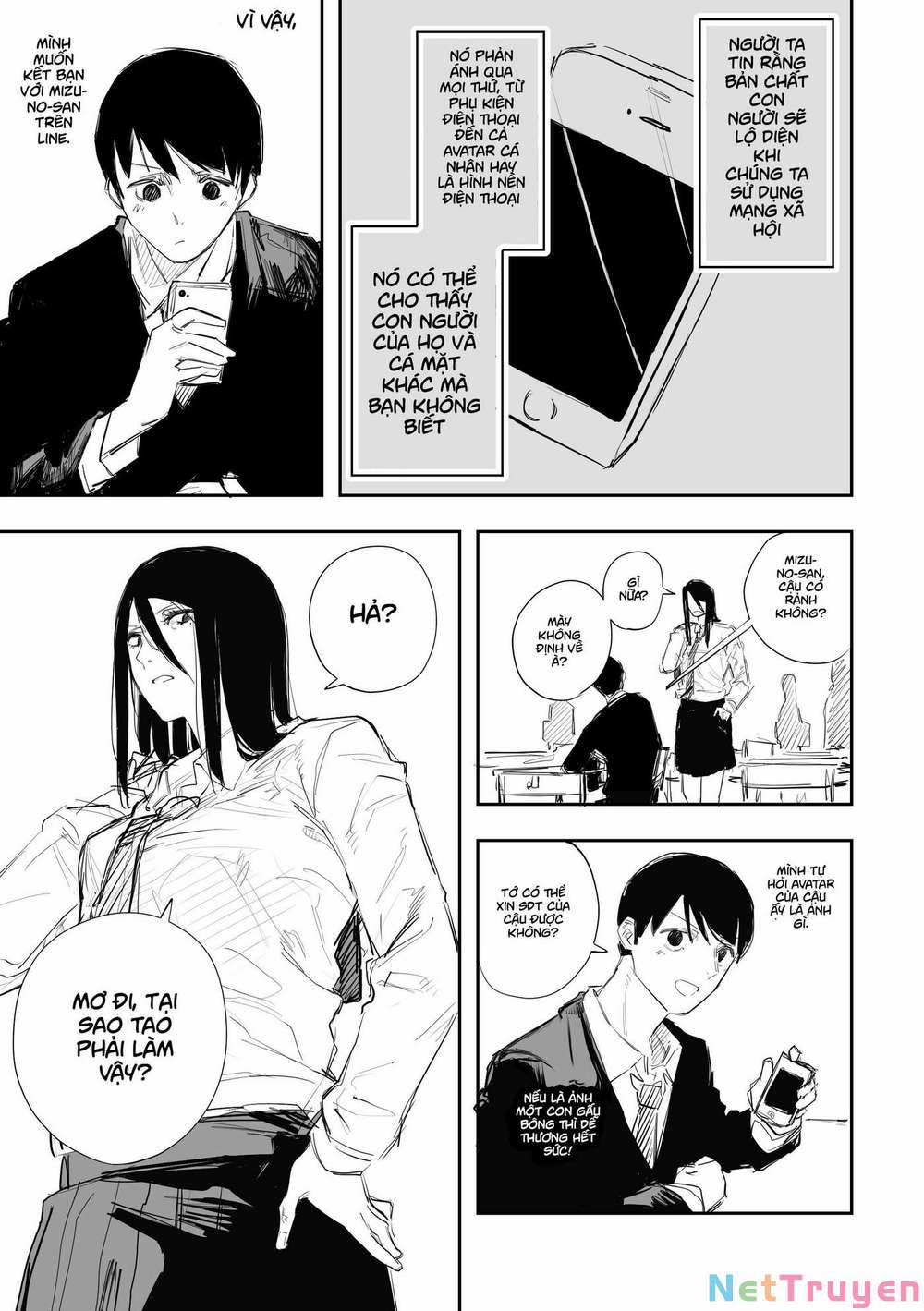 A Cute Girl With Nasty Look 4 trang 1