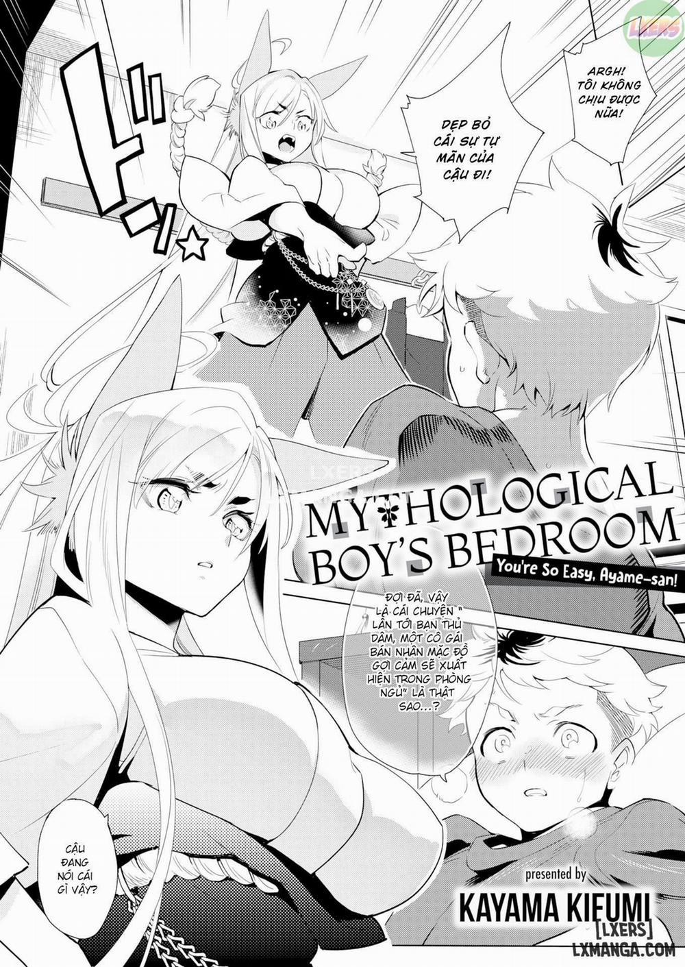 A Mythological Boy's Bedroom ~You're So Easy, Ayame-san Oneshot trang 1