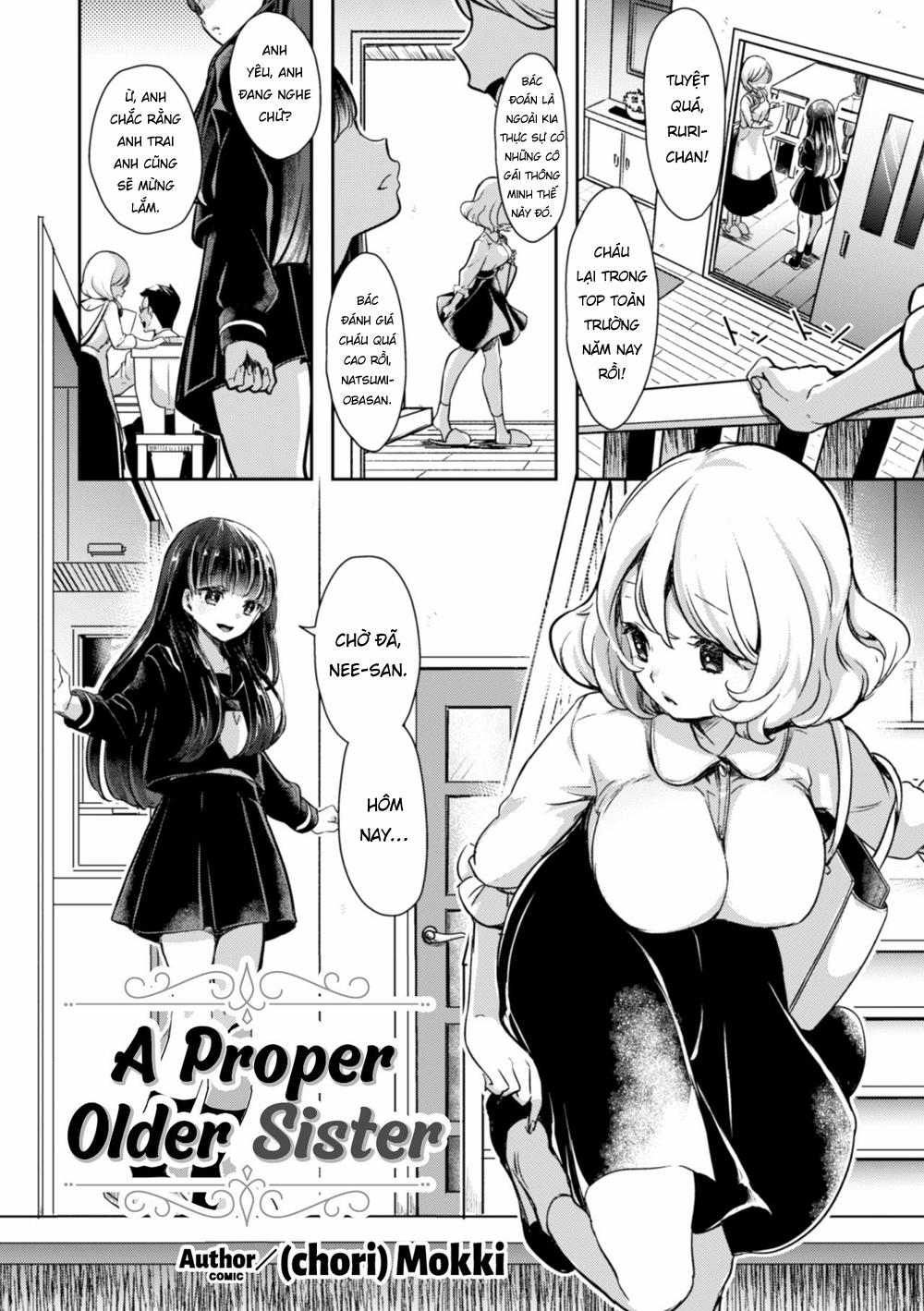 A Proper Older Sister Oneshot trang 1