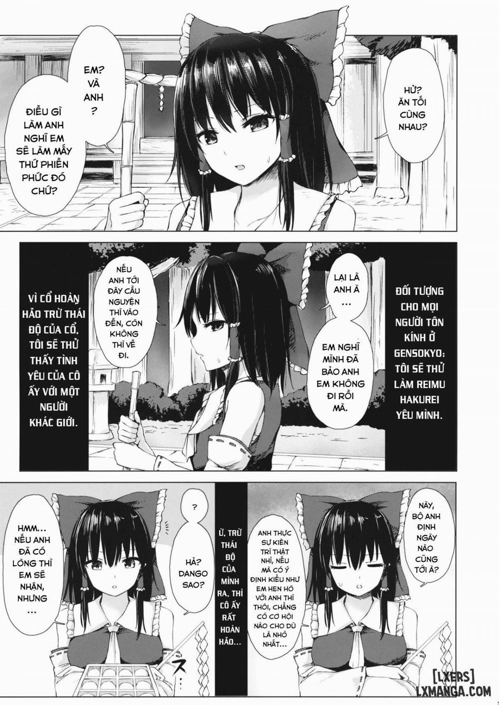 A Way of Making the Hakurei Shrine Maiden Fall For You Oneshot trang 2