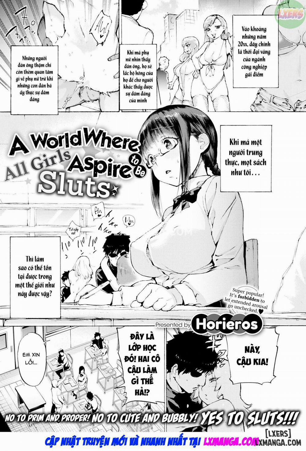 A World Where All Girls Aspire to Be Sluts Oneshot trang 3