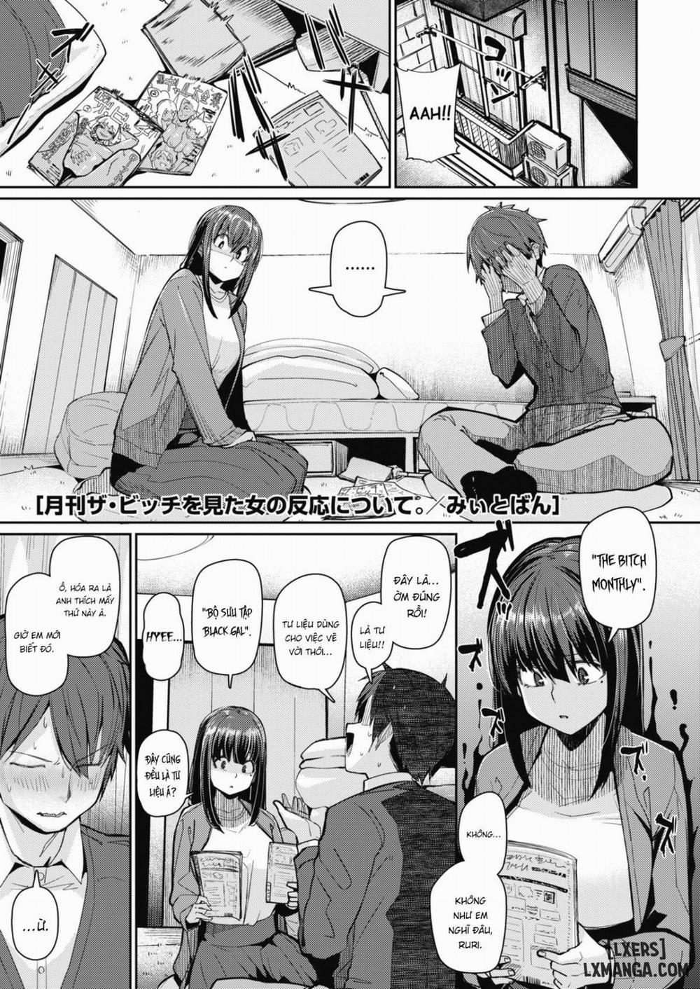 About the Reaction of the Girl Who Saw The Bitch Monthly Oneshot trang 0