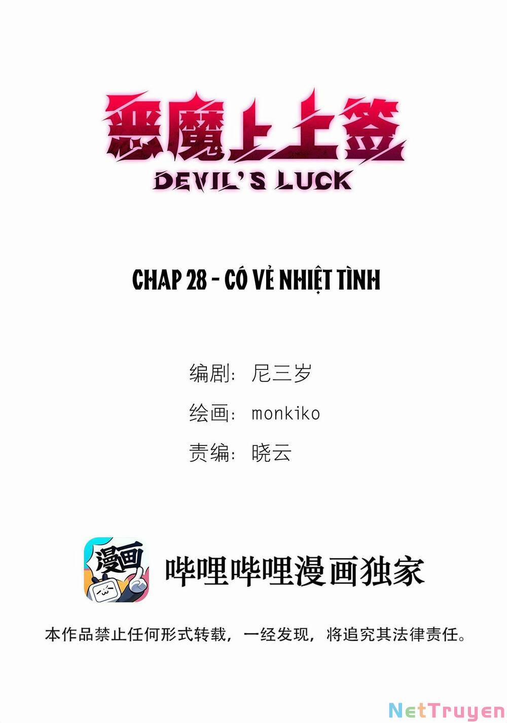 Ác Ma May Mắn 28 trang 1