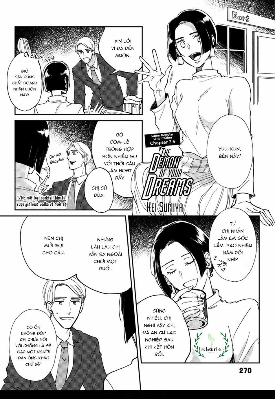 Ác quỷ trong giấc mơ của cậu 3.5 trang 1