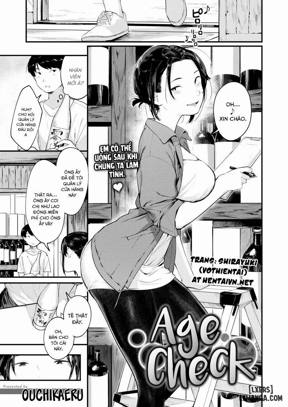Age Check Oneshot trang 0
