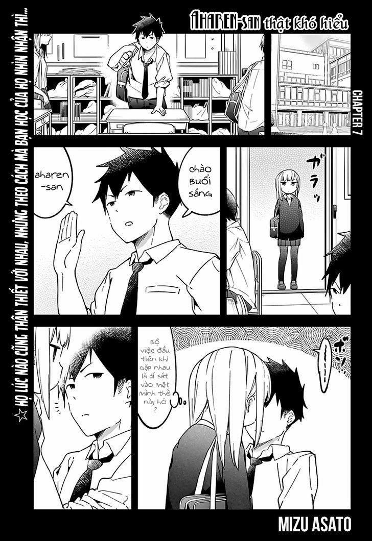 Aharen-San Wa Hakarenai 7 trang 1