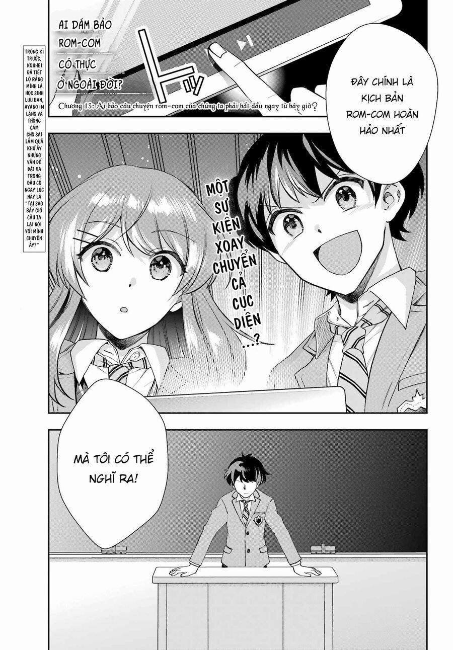 Ai Dám Bảo Tôi Không Thể Tạo Nên Một Câu Chuyện Hài Lãng Mạn Ngoài Đời Thực? 13 trang 1