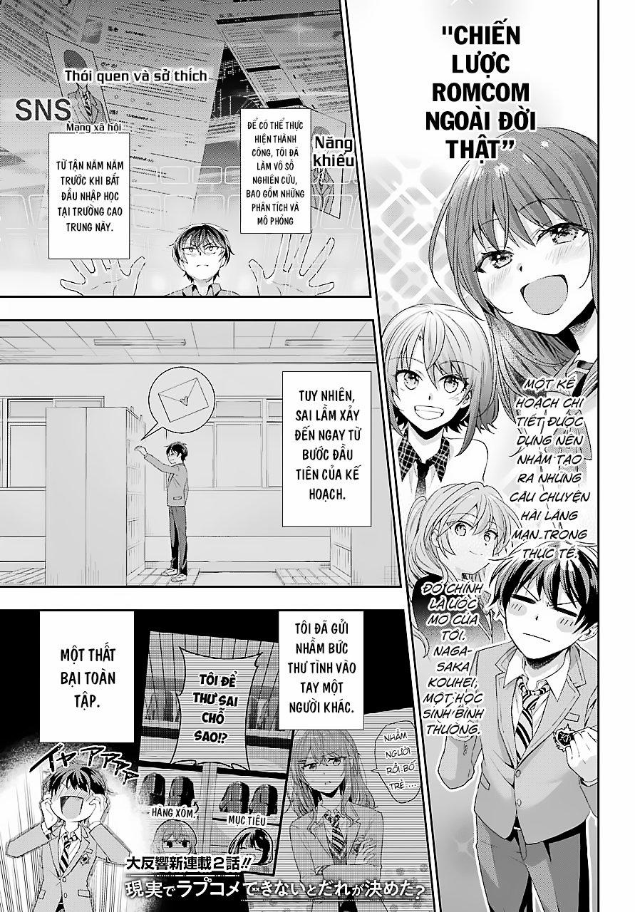 Ai Dám Bảo Tôi Không Thể Tạo Nên Một Câu Chuyện Hài Lãng Mạn Ngoài Đời Thực? 2 trang 1