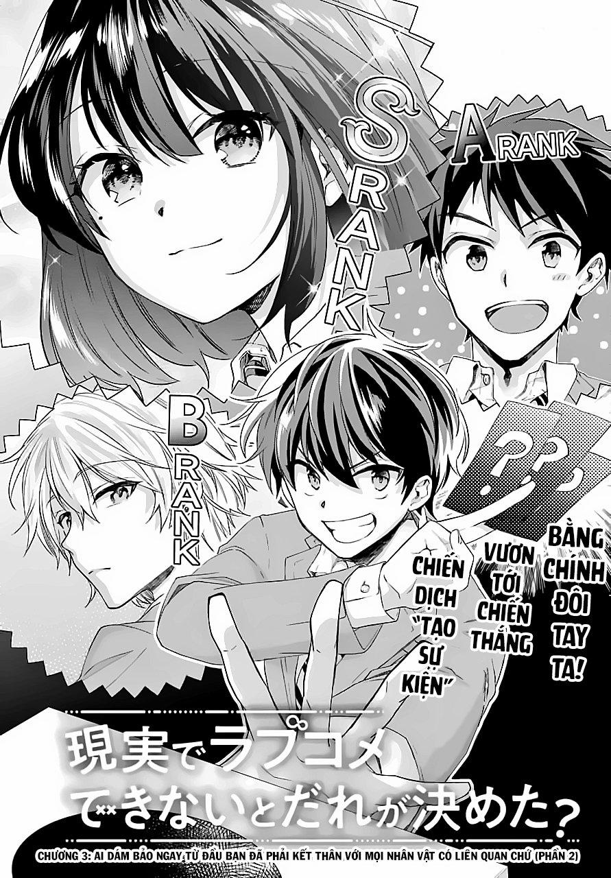 Ai Dám Bảo Tôi Không Thể Tạo Nên Một Câu Chuyện Hài Lãng Mạn Ngoài Đời Thực? 3 trang 2