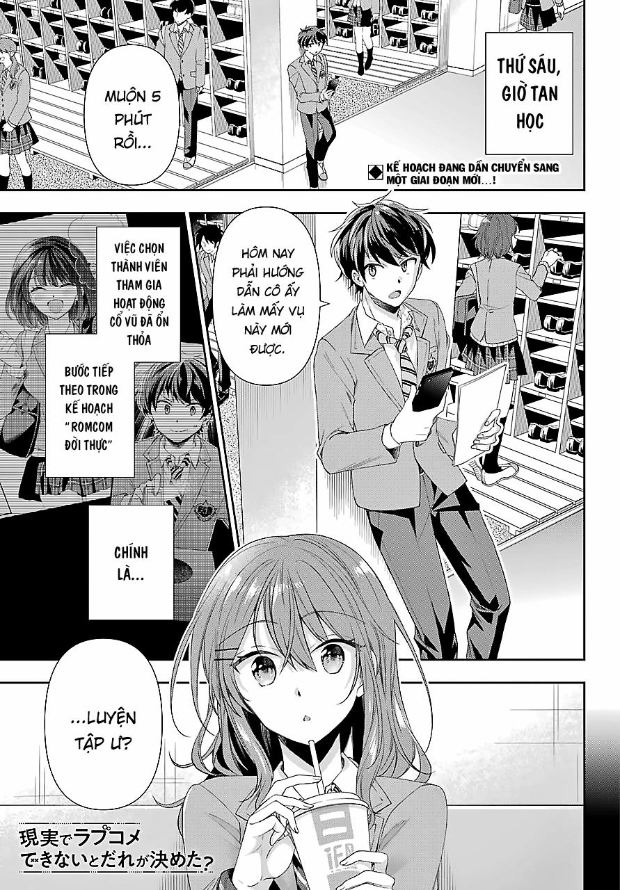 Ai Dám Bảo Tôi Không Thể Tạo Nên Một Câu Chuyện Hài Lãng Mạn Ngoài Đời Thực? 4 trang 1