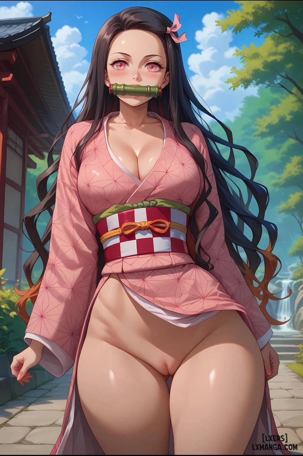 AI Generated (Uncensored) Nezuko (Demon slayer) trang 0