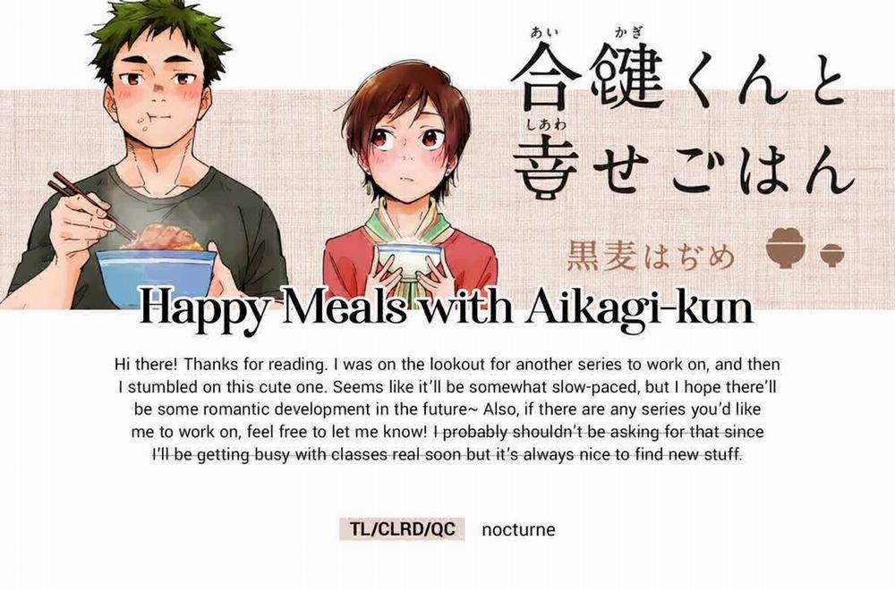 Aikagi-Kun To Shiawase Gohan 1 trang 24