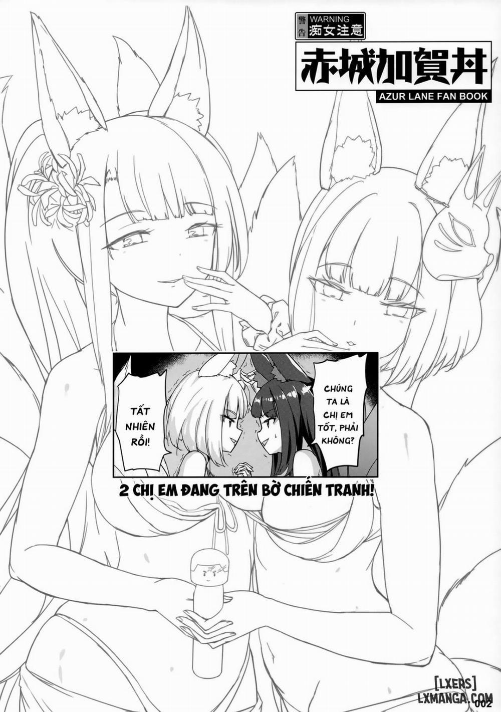 Akagi Kaga Threesome Oneshot trang 4
