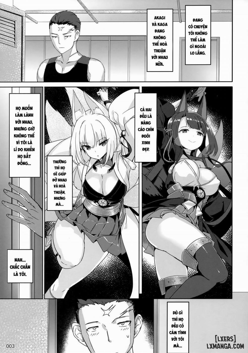 Akagi Kaga Threesome Oneshot trang 5