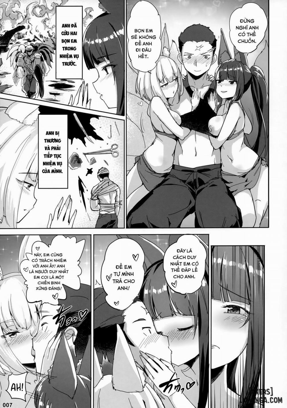 Akagi Kaga Threesome Oneshot trang 9