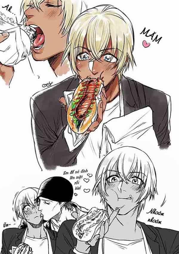 Akai X Amuro - Detective Conan Doujinshi 17 trang 105