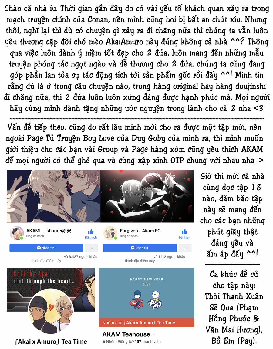 Akai X Amuro - Detective Conan Doujinshi 18 trang 1