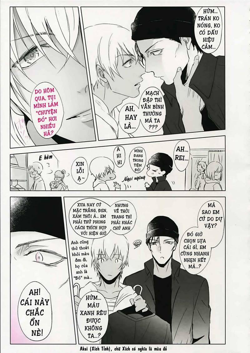 Akai X Amuro - Detective Conan Doujinshi 2 trang 2