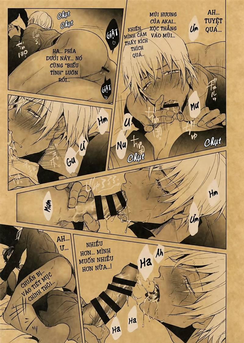 Akai X Amuro - Detective Conan Doujinshi 4 trang 1