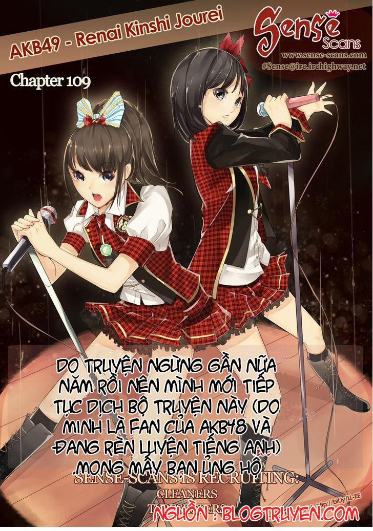 Akb49 - Renai Kinshi Jourei 109 trang 0