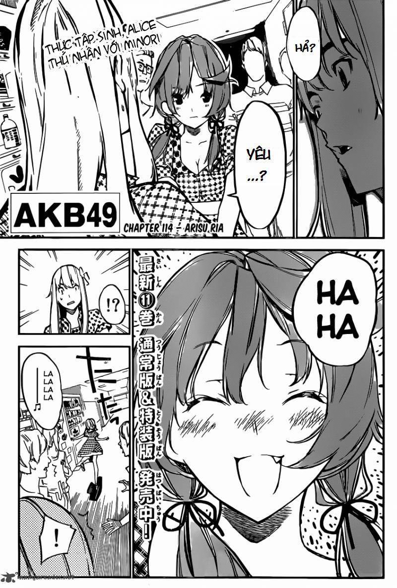 Akb49 - Renai Kinshi Jourei 114 trang 1
