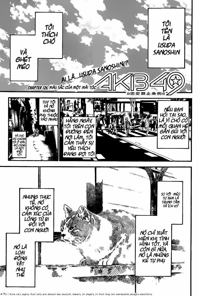 Akb49 - Renai Kinshi Jourei 126 trang 1