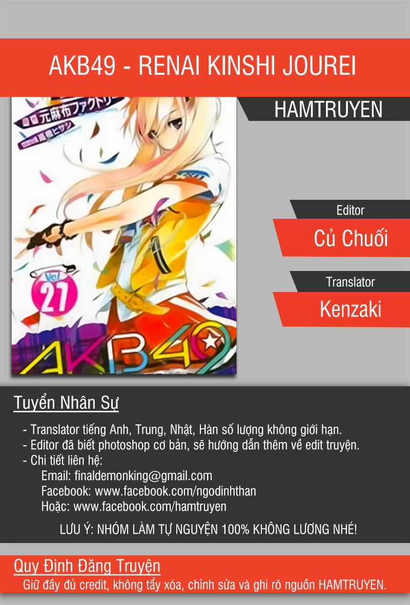 Akb49 - Renai Kinshi Jourei 138 trang 0