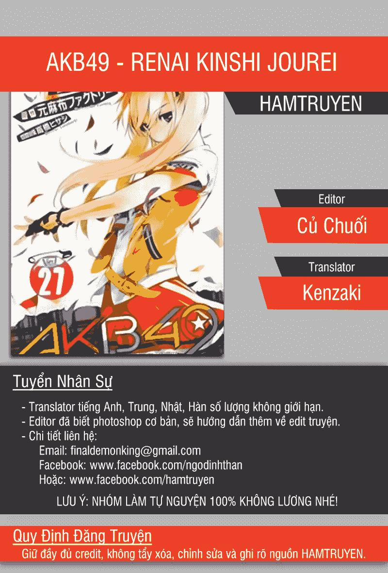 Akb49 - Renai Kinshi Jourei 139 trang 21