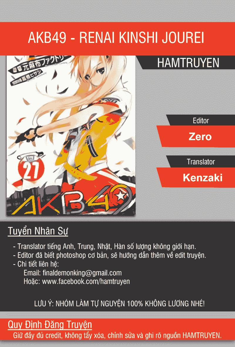 Akb49 - Renai Kinshi Jourei 144 trang 0