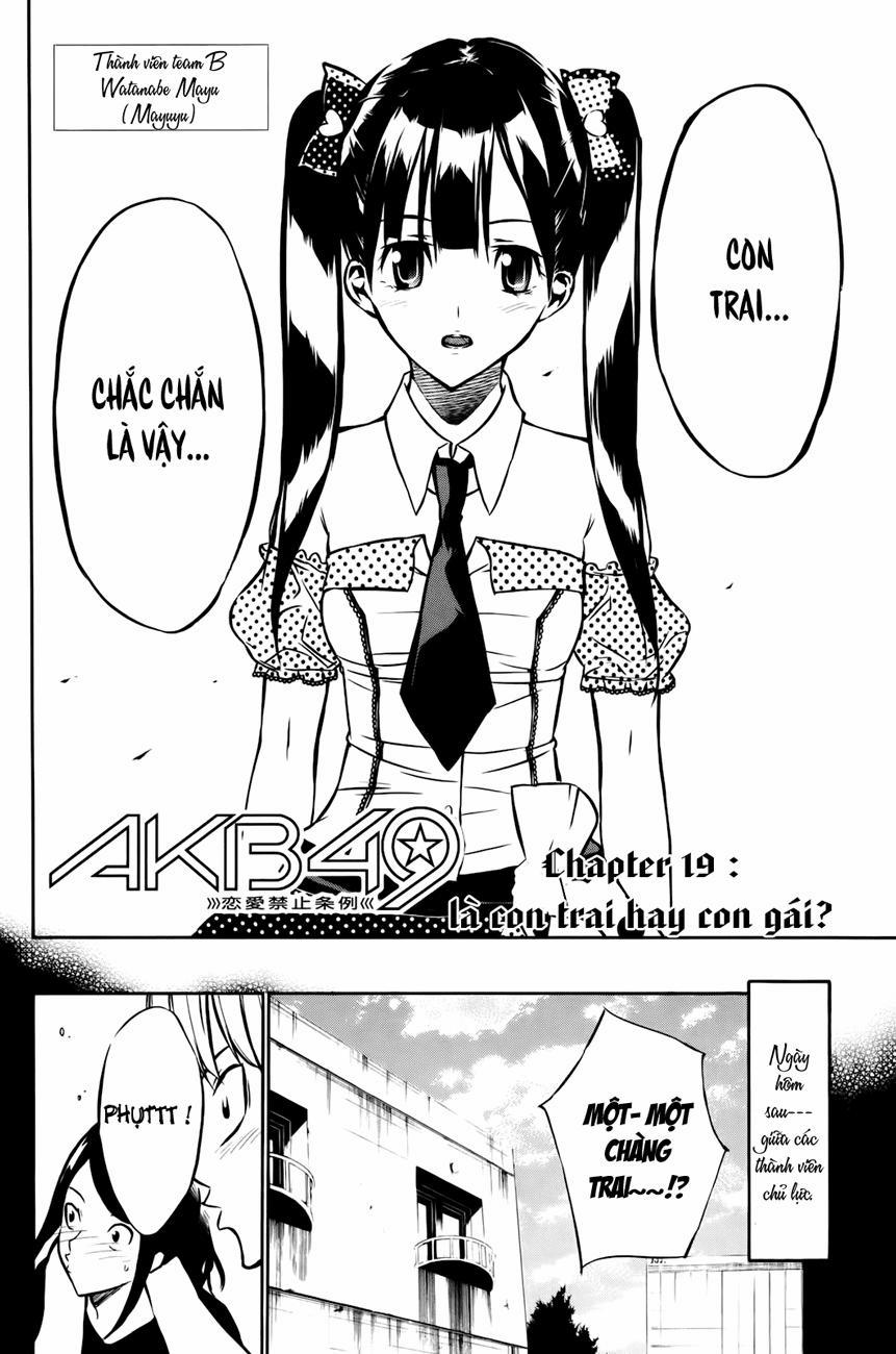 Akb49 - Renai Kinshi Jourei 19 trang 2