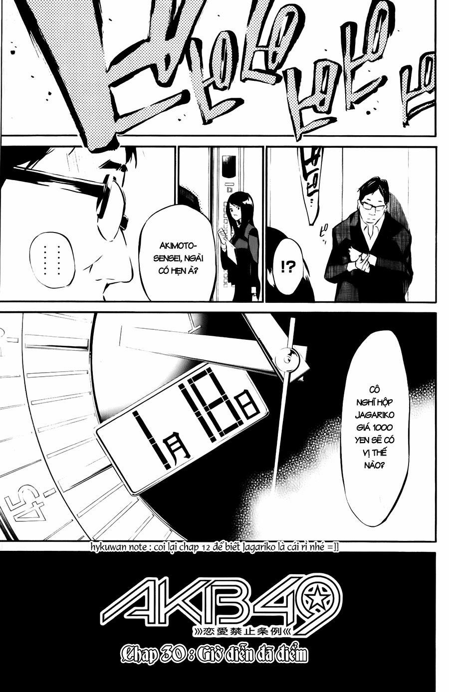 Akb49 - Renai Kinshi Jourei 30 trang 1