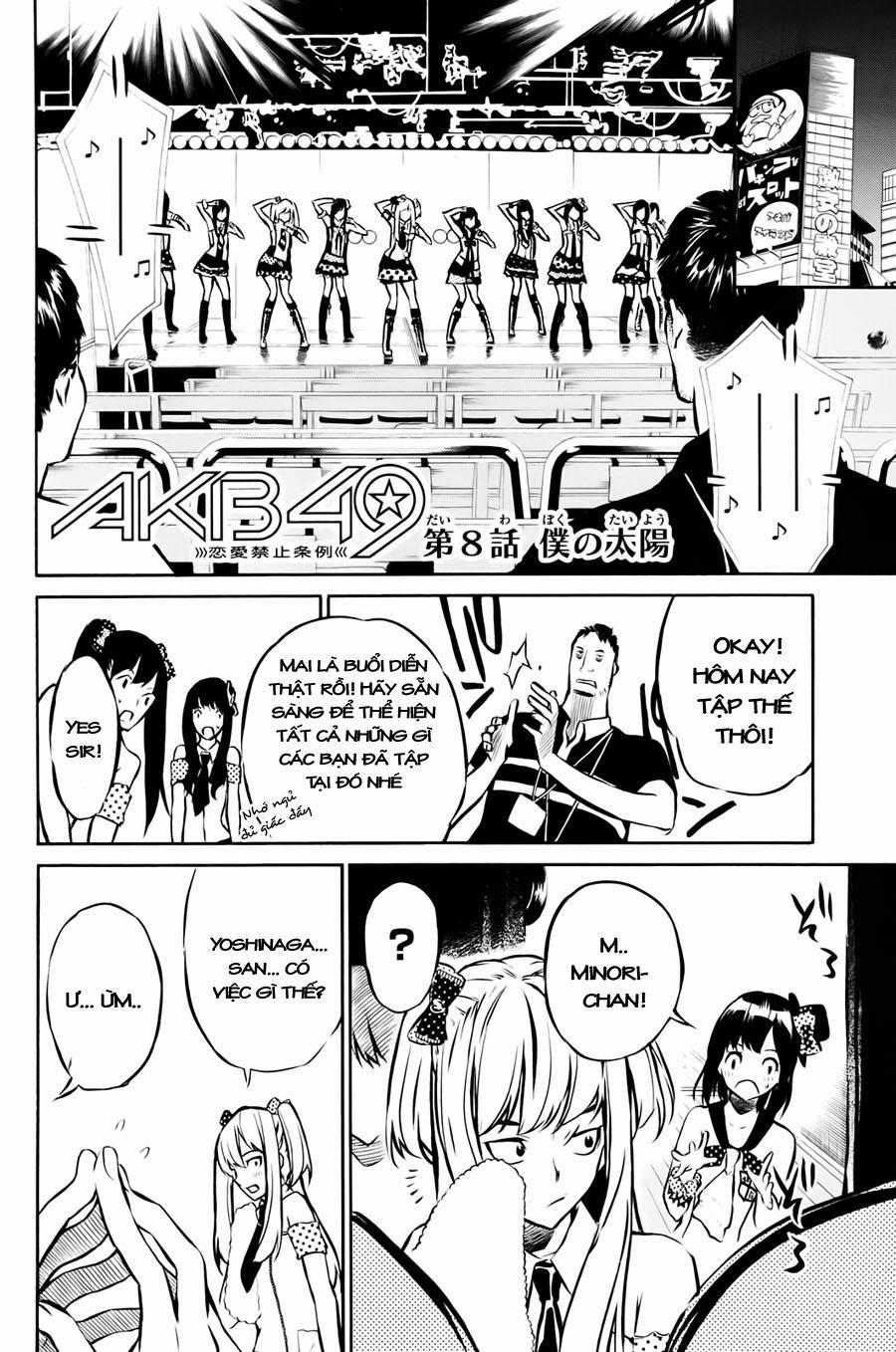 Akb49 - Renai Kinshi Jourei 8 trang 1
