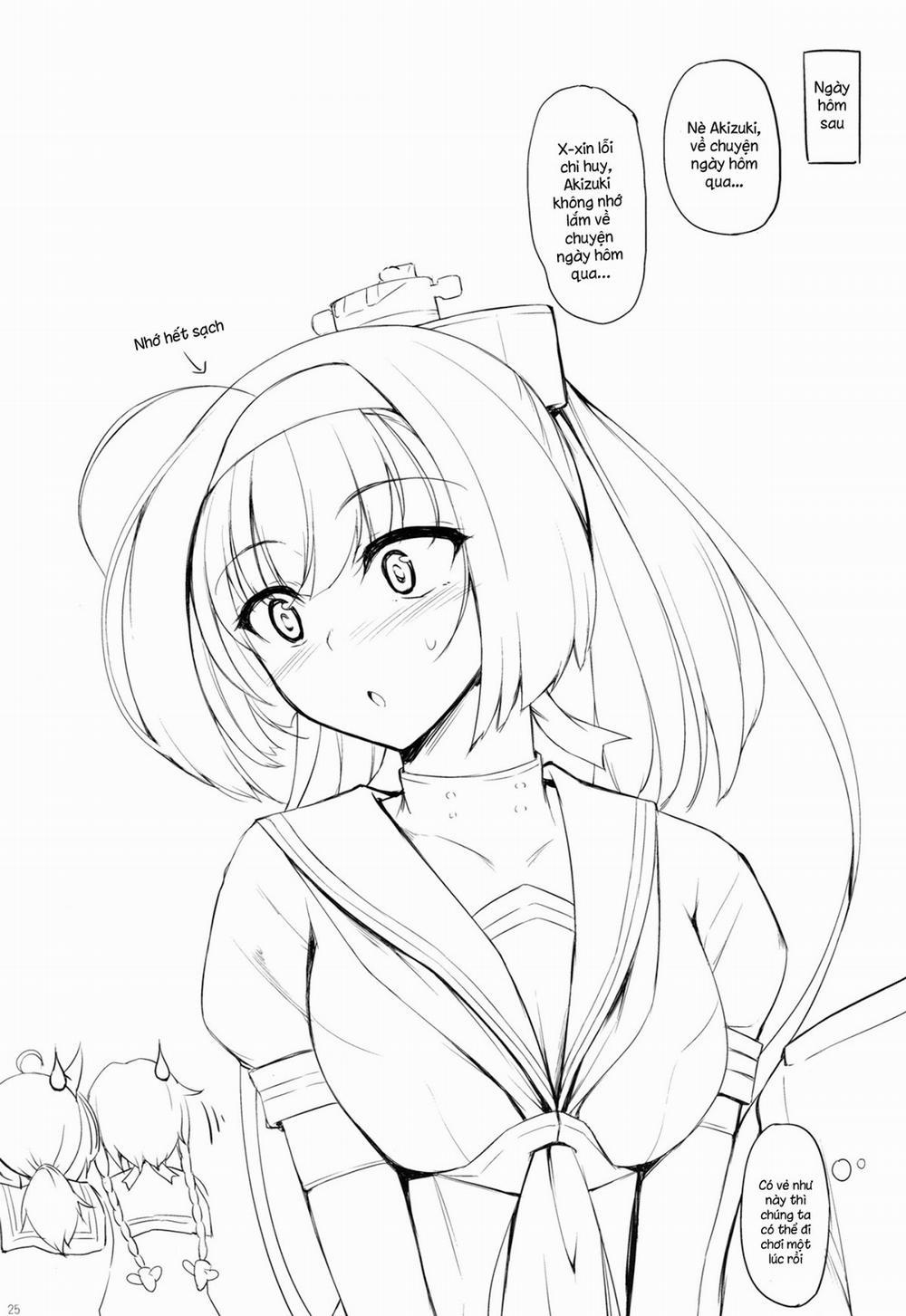 Akizuki-gata wa Sukebe Body Ni (Kantai Collection) Oneshot trang 23
