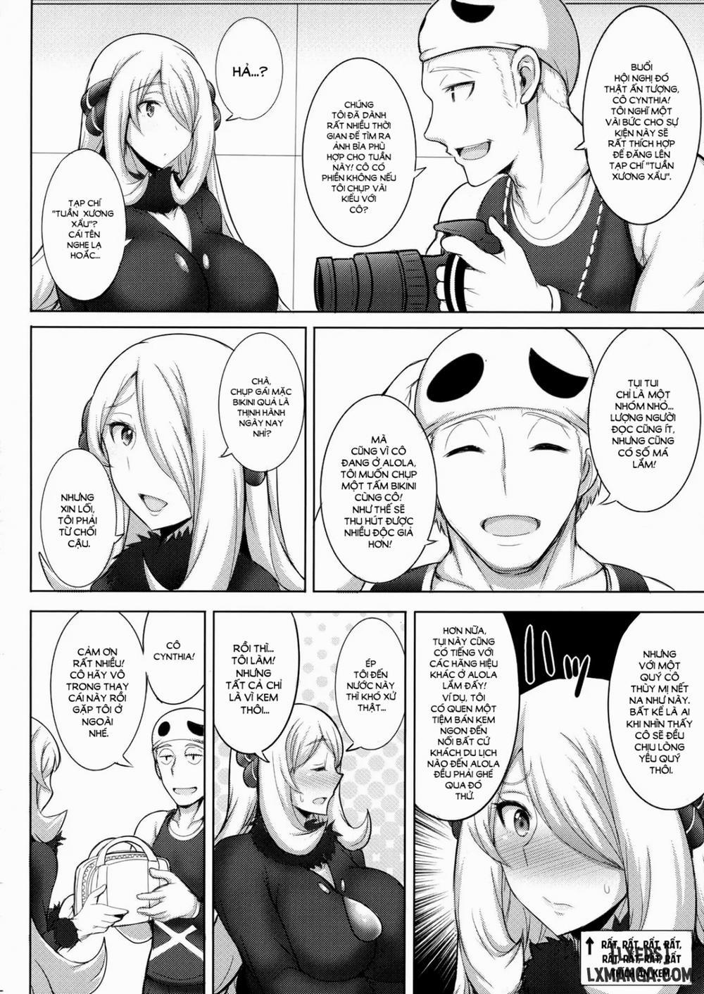 Alola! Shirona-San No Abunai Mizugi Satsuei Oneshot trang 3