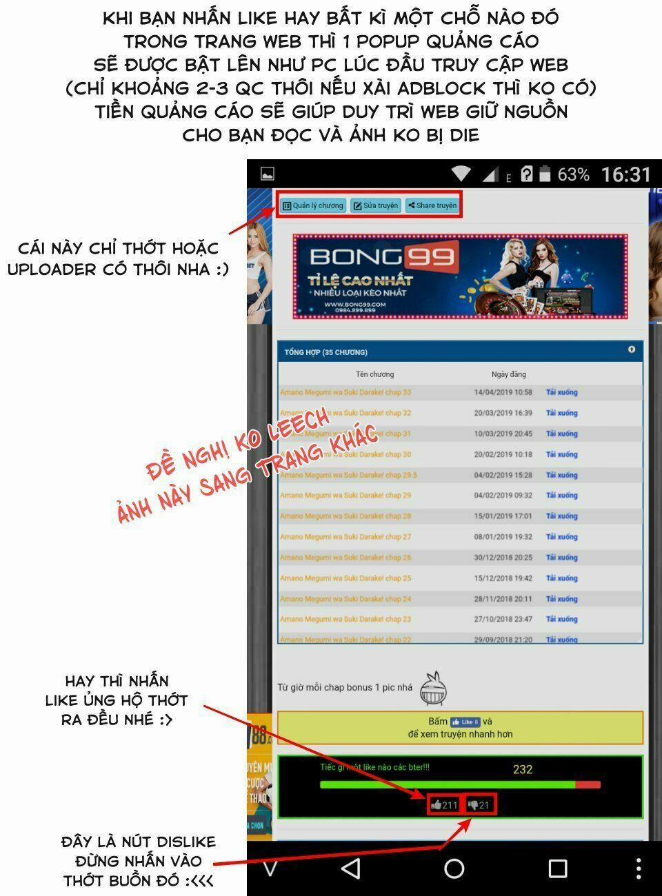 Amano Megumi Wa Suki Darake! 34 trang 23