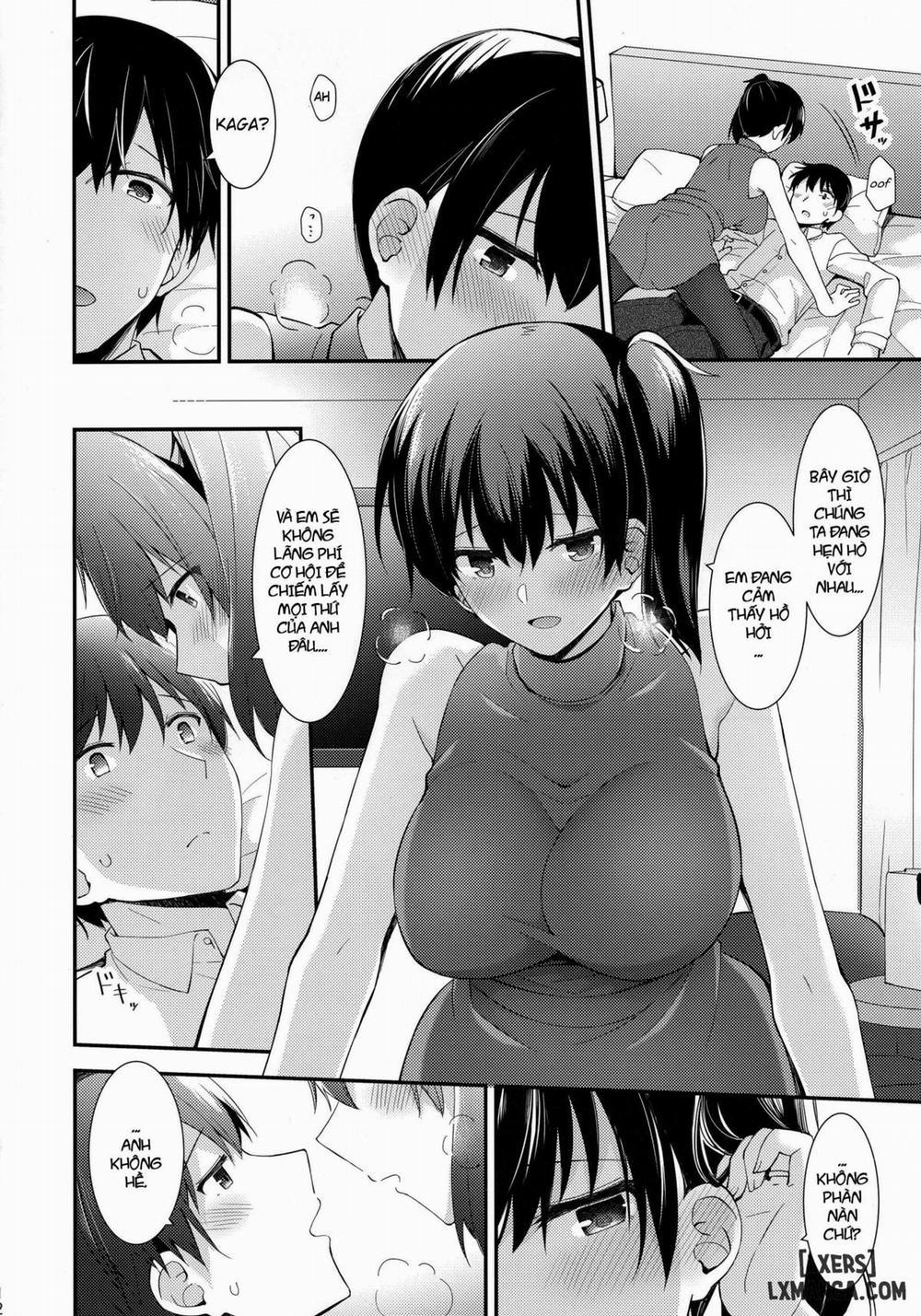 An Overnight Hotel Date With Kaga Oneshot trang 12