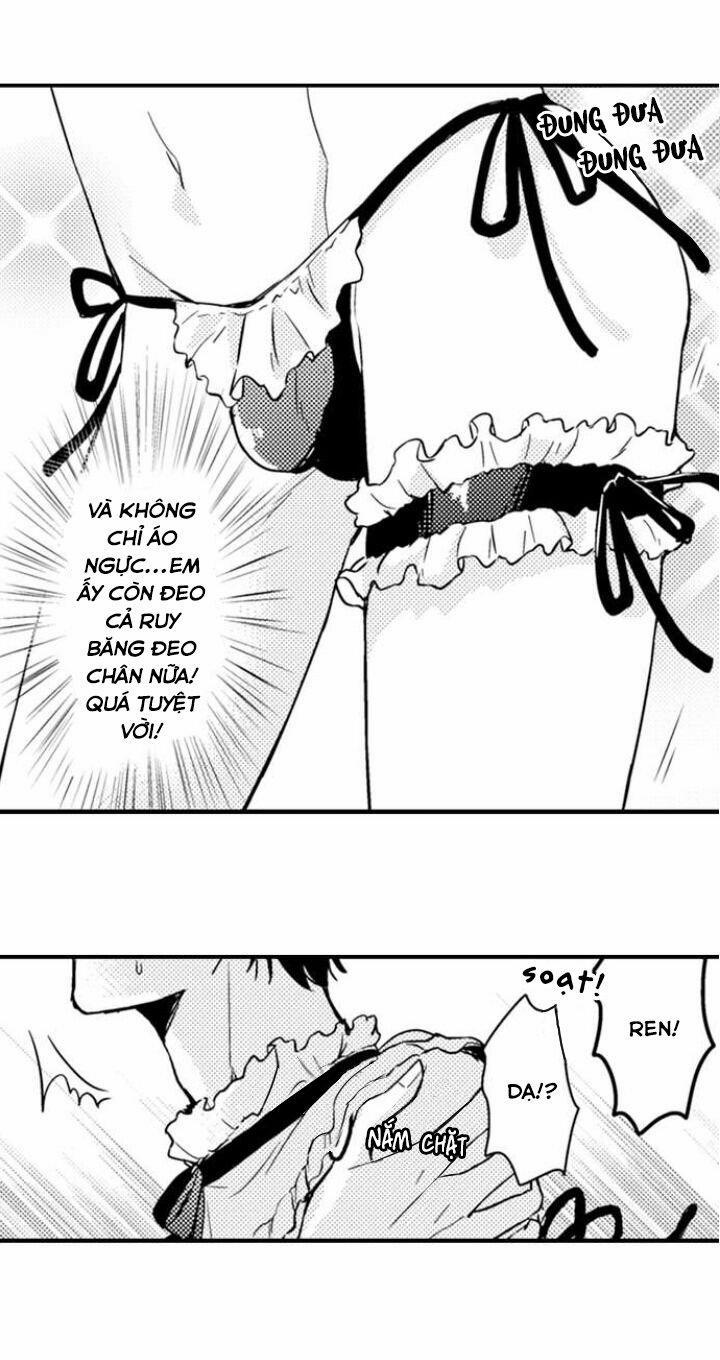 Ẩn sâu bên trong, Ren là một người phụ nữ.(Ren-kun wa Muitara Onna no Ko) 19 trang 22