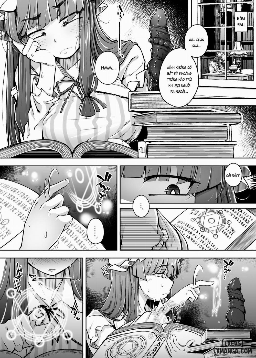Ana to Muttsuri Dosukebe Daitoshokan 3 Oneshot trang 12