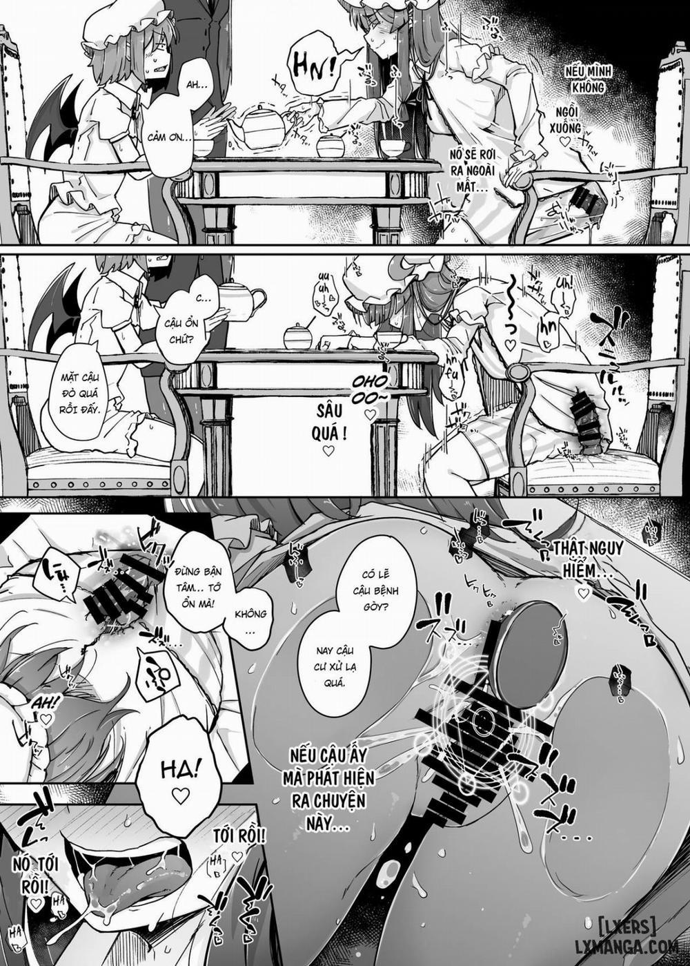 Ana to Muttsuri Dosukebe Daitoshokan 3 Oneshot trang 17